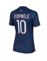 Paris Saint-Germain Ousmane Dembele #10 Domácí Dres pro Dámské 2023-24 Krátký Rukáv